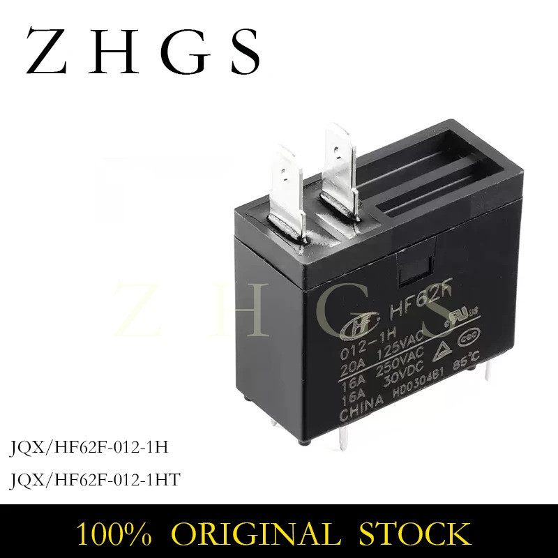 5PCS HF JQX-62F-012-1H HF62F-012-1H JQX HF62F 012 1H 1HT 16A 250VAC 4PIN RELAY