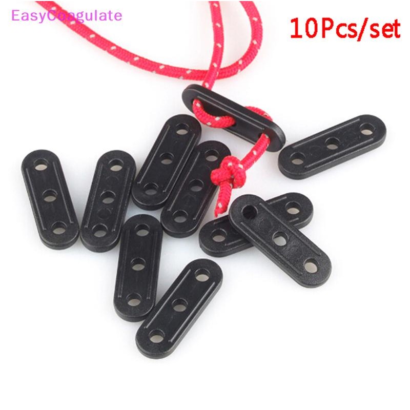 Eas 10 Camping Canopy Tarp Guy line Bent Runners คลิปเต็นท์ล็อคเชือก Tensioners
 อาเต้