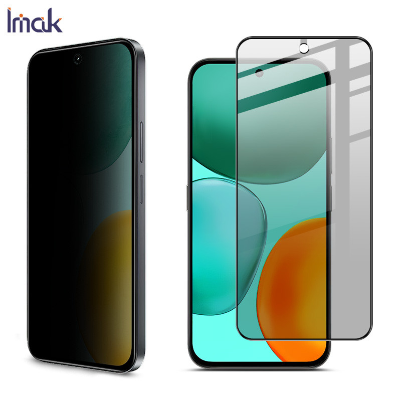 IMAK ฟิล์มกระจก Honor X6c 4G โค้งความเป็นส่วนตัวกระจกนิรภัย ฟิล์ม