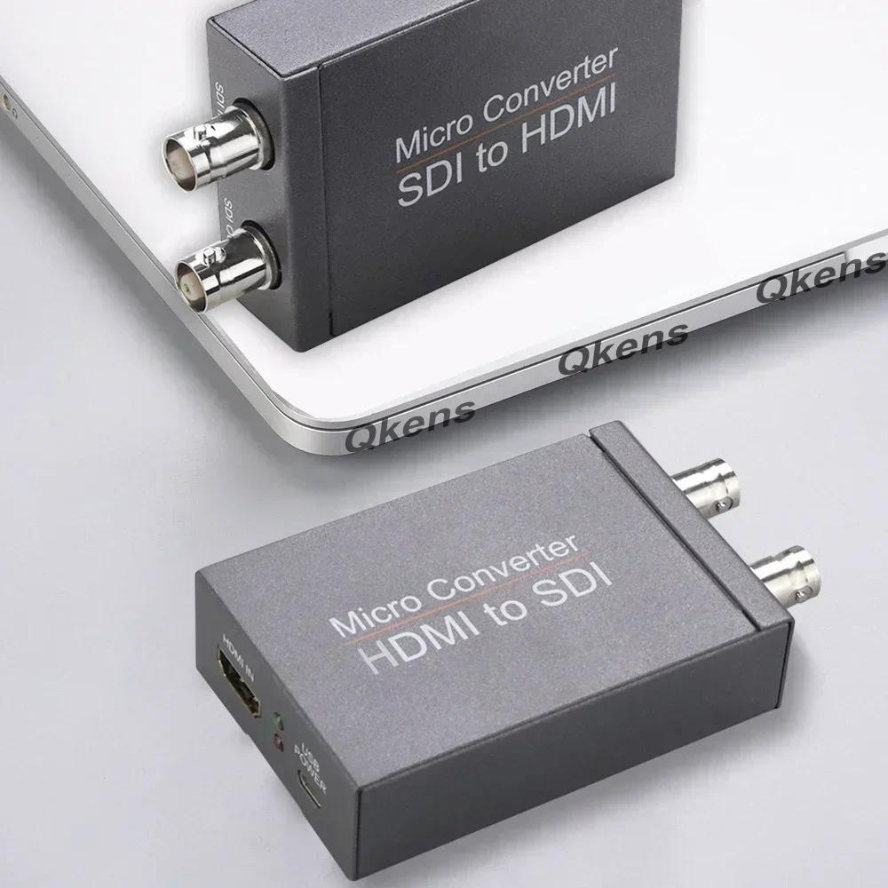 3G/SD/HD-SDI SDI เป็น HDMI HDMI เป็น SDI Display Adapter Splitter Video Converter สําหรับกล้องบันทึก