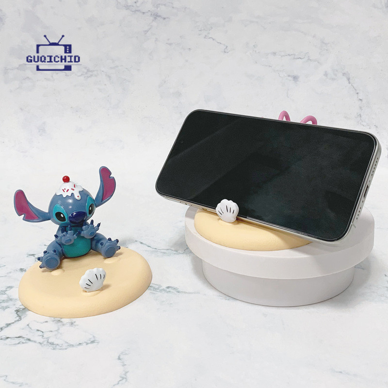 ที่วางโทรศัพท์มือถือ Stitch ตกแต่งรถยนต์ สร้างสรรค์ เทรนด์ ตกแต่งโต๊ะทำงาน ตกแต่งบ้านสำหรับผู้หญิ รูปที่ 8