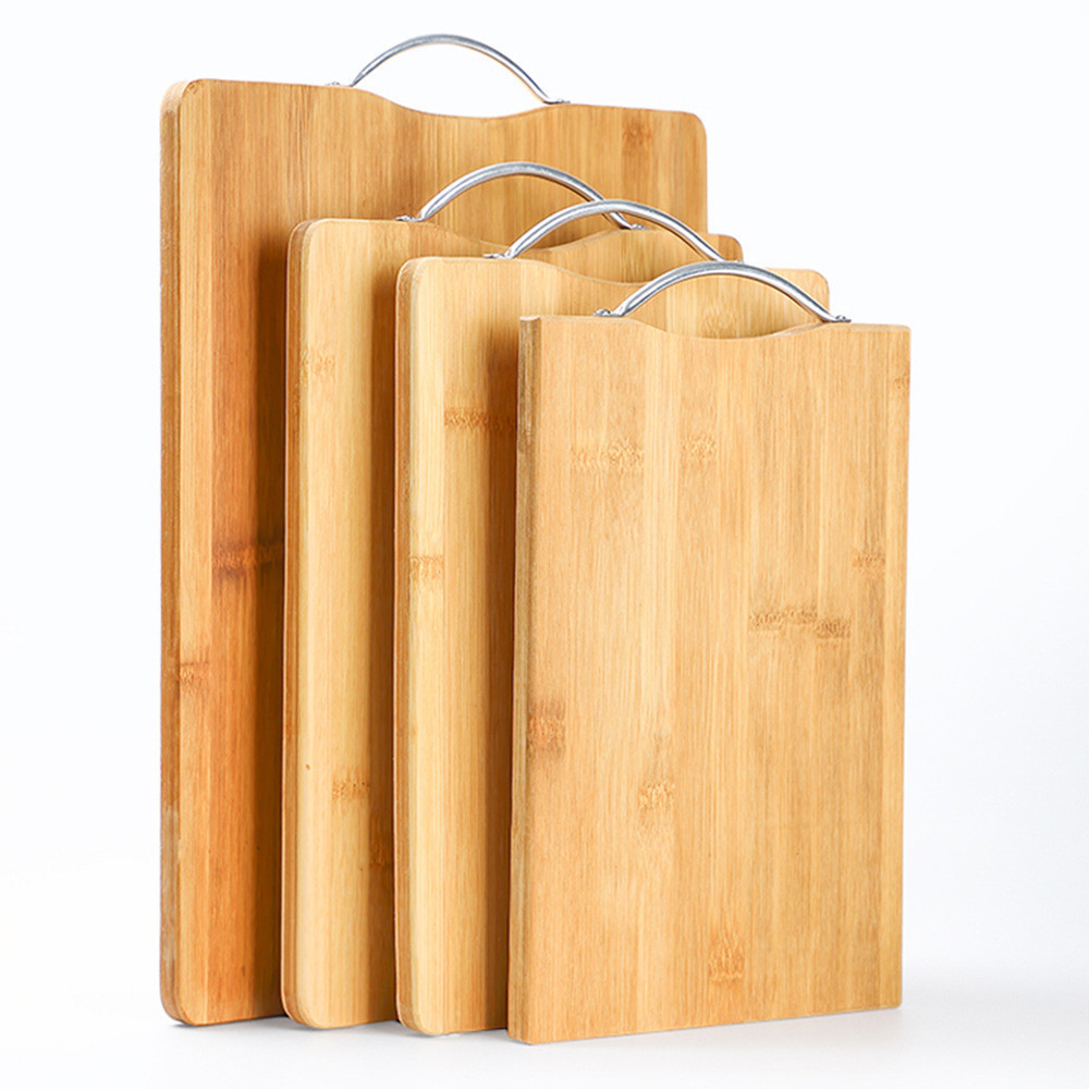 มีหลายขนาด พร้อมจัดส่ง เขียงไม้ไผ่ เขียงครัว เขียงไม้เนื้อแข็ง Bamboo cutting board