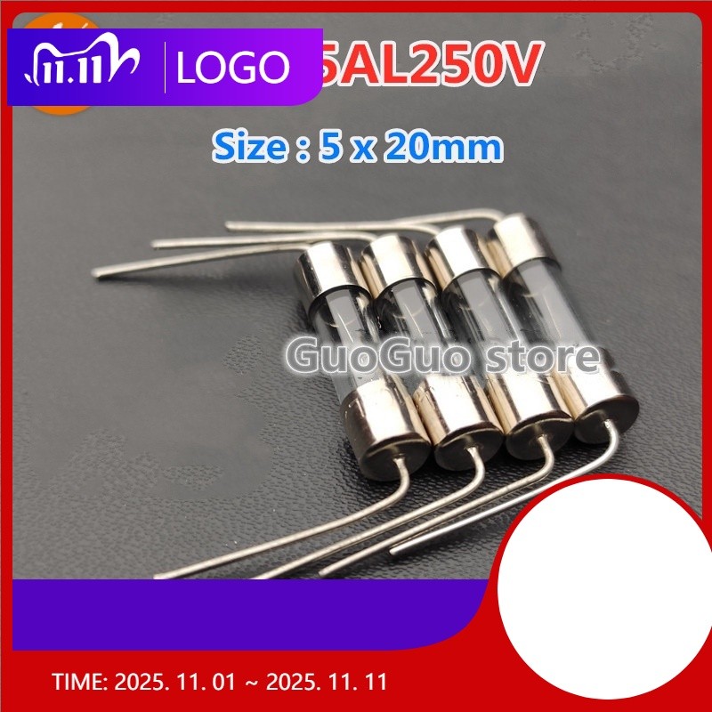 XH 10pcs F12.5AL250V Fast Acting ฟิวส์ 12.5A 250V เตาแม่เหล็กไฟฟ้าฟิวส์แก้วปริมาณ 5x20MM