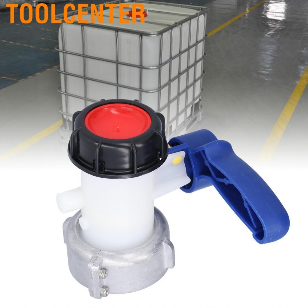 ToolCenter Tool Center -th DN50 Valve Tap Pipe - ด้ายความต้านทานความต้านทานหยาบในการทำปะเก็น IBC Che