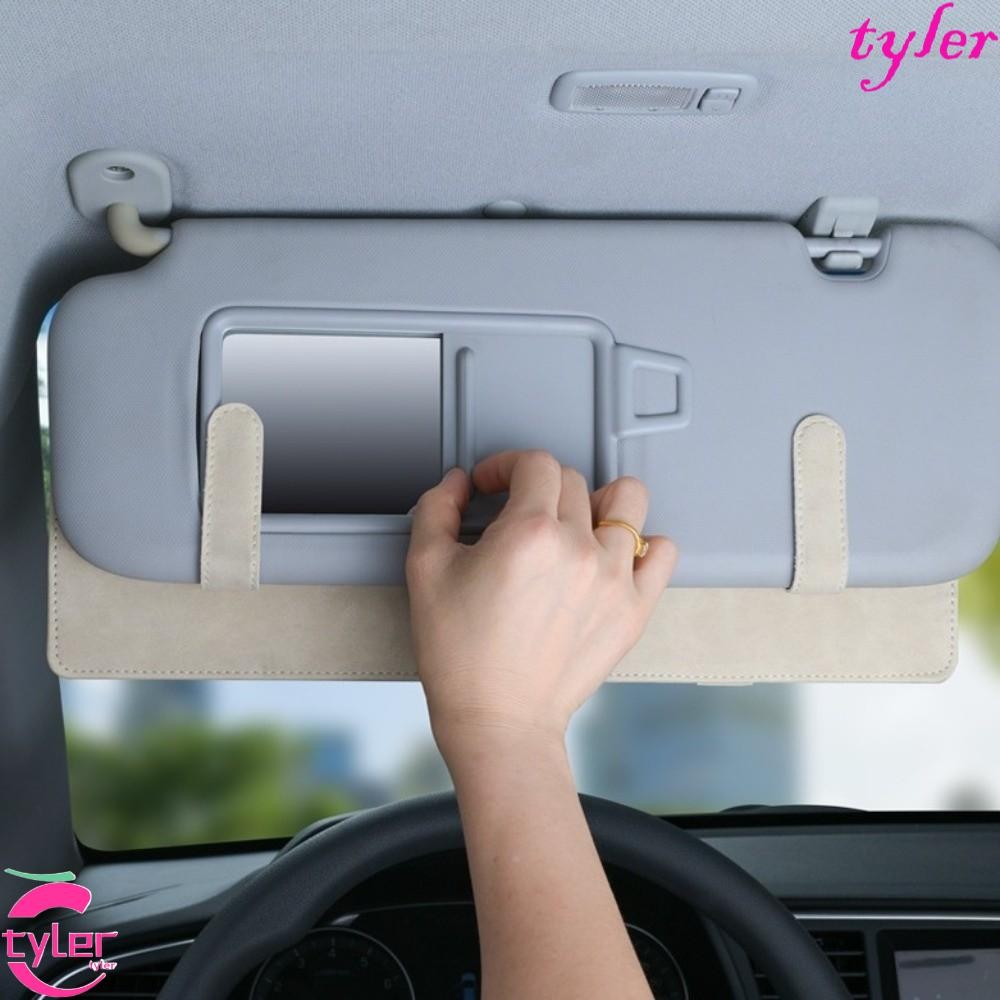 TYLER ที่บังแดดรถยนต์, Anti Glare Eye Protection Windshield Sun Cover, เสริมการมองเห็นรถ Organizer Universal ผู้ถือแว่นตา Sun Visor Extender รถบรรทุกอุปกรณ์รถยนต์