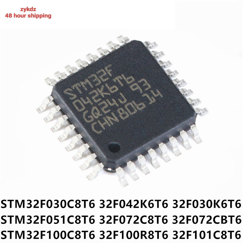 สินค้าใหม่ STM32F030C8T6 STM32F030K6T6 STM32F042K6T6 STM32F051C8T6 STM32F072C8T6STM32F100T6T6T8T32F1