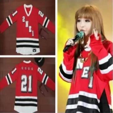 2NE1 CL BOM PARK DARA MINZY CONCERT เสื้อ KPOP แขนยาว