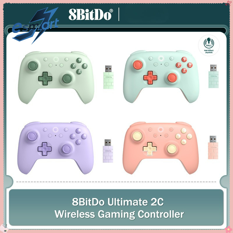 คอนโทรลเลอร์ไร้สาย 8BitDo Ultimate 2C - เกมแพดหลายแพลตฟอร์มสําหรับพีซี, ดาดฟ้าไอน้ํา, Android และ Raspberry Pi​ ราคาถูก Shopee Lazada