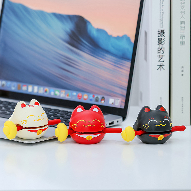 Muyu การ์ตูน Handy เครื่องมือ Knock บนสํานักงานน่ารักเม็ดเครื่องประดับขนาดเล็ก Knock บนเพลง Creative