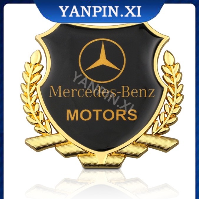 Mercedes Benz ข้าวสาลีหูรถสติกเกอร์เหมาะสําหรับ Mercedes-Benz W210 W124 W203 W204 C200 W140 W176 W20