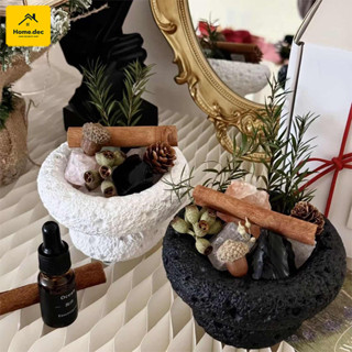 หินกระจายน้ำมันหอมระเหย อโรมาเธอราพีแบบไร้เปลวไฟ หินคริสตัลค…