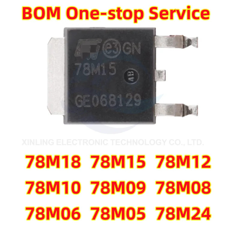 1-5PCS L78M15CDT L78M15 78M15 78M05 78M06 78M08 78M09 78M10 78M12 78M15 78M18 78M24 TO-252 ชิป IC