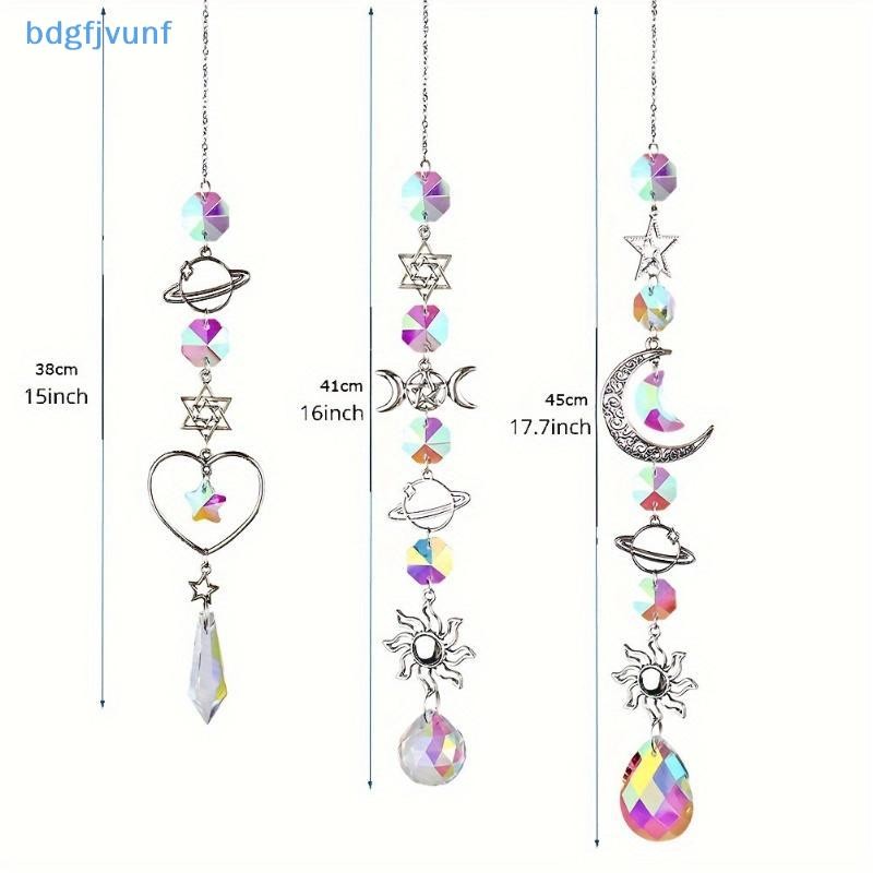 BDGF คริสตัลกระดิ่งลม Rainbow Maker Sun Catcher Dream Catcher จี้บ้านสวน Decor Wind Chime, วันหยุด, เทศกาล, ตกแต่งบ้าน, TH - รูปที่ 3