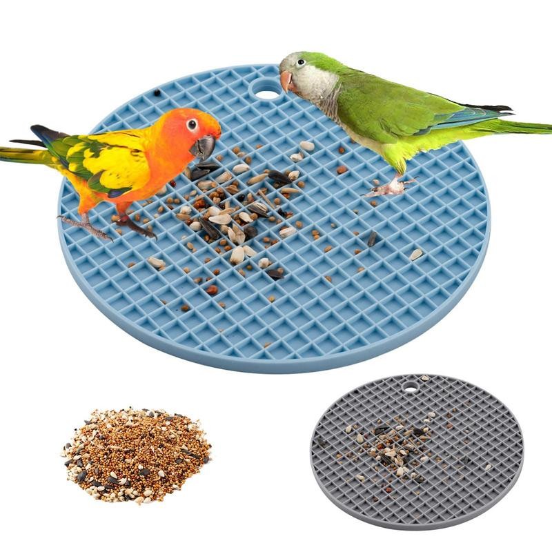 ถาดอาหารนก ซิลิโคน โลหะ Feeders ซิลิโคนปริศนา ของเล่นสําหรับนกแอฟริกัน