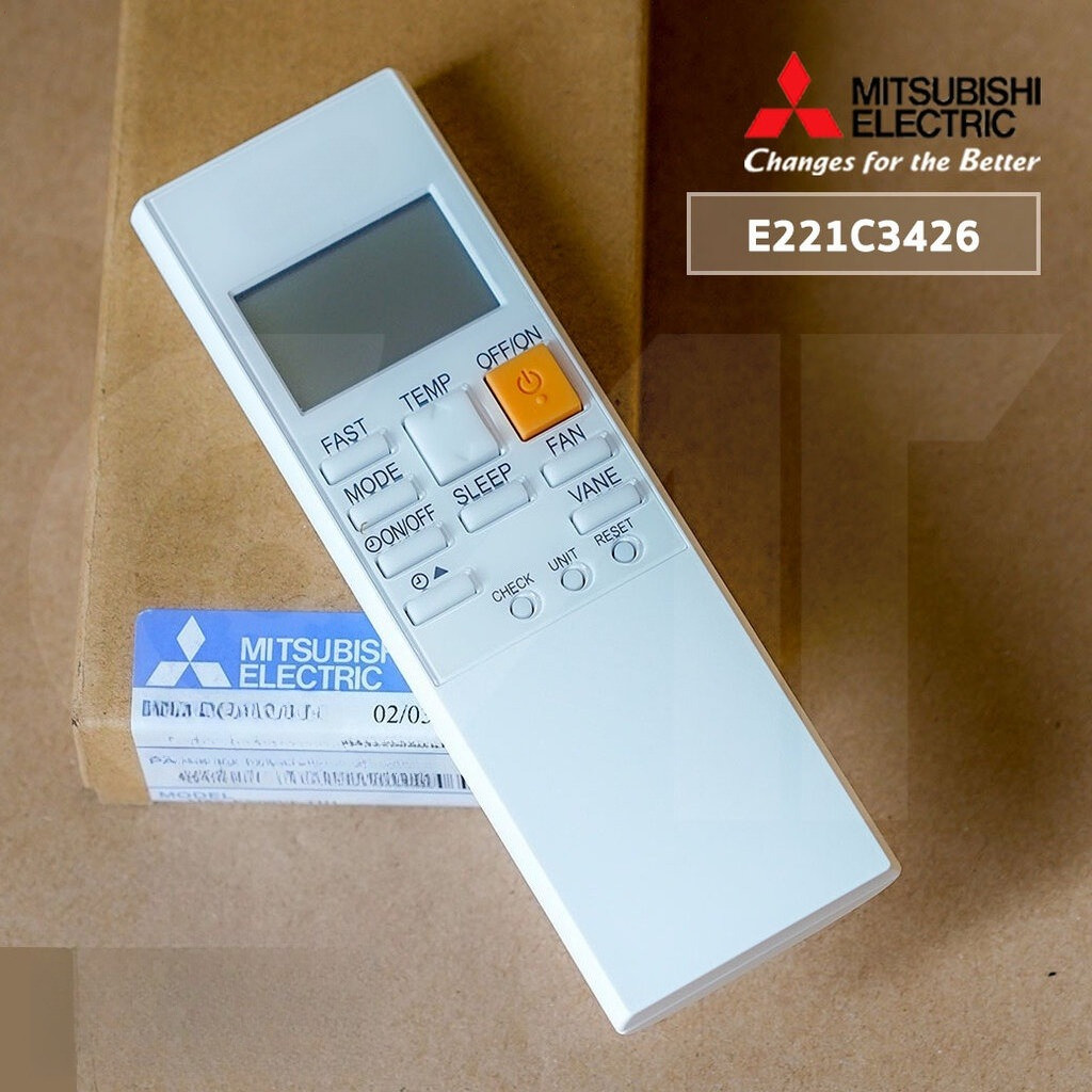 E221C3426 รีโมทแอร์ Mitsubishi Electric Mitsubishi Air Remote รุ่น MSY-KX09, KX13, KX15, KX18, KX24 (AEH22A) รีโมทแอร์
