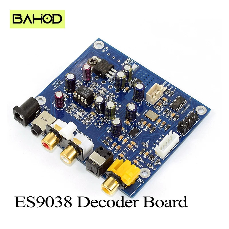 ES9038Q2M ES9038 Q2M I2S DSD Optical Coaxial Input Decoder DAC หูฟังเอาต์พุต HiFi เครื่องขยายเสียง