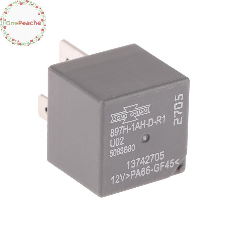 OnePeache 1 ชิ้น 4 ขา 12 โวลต์สําหรับ Matsukawa 2705 รีเลย์รถยนต์ 897H-1AH-D-R1 U02 สําหรับ Buick รี