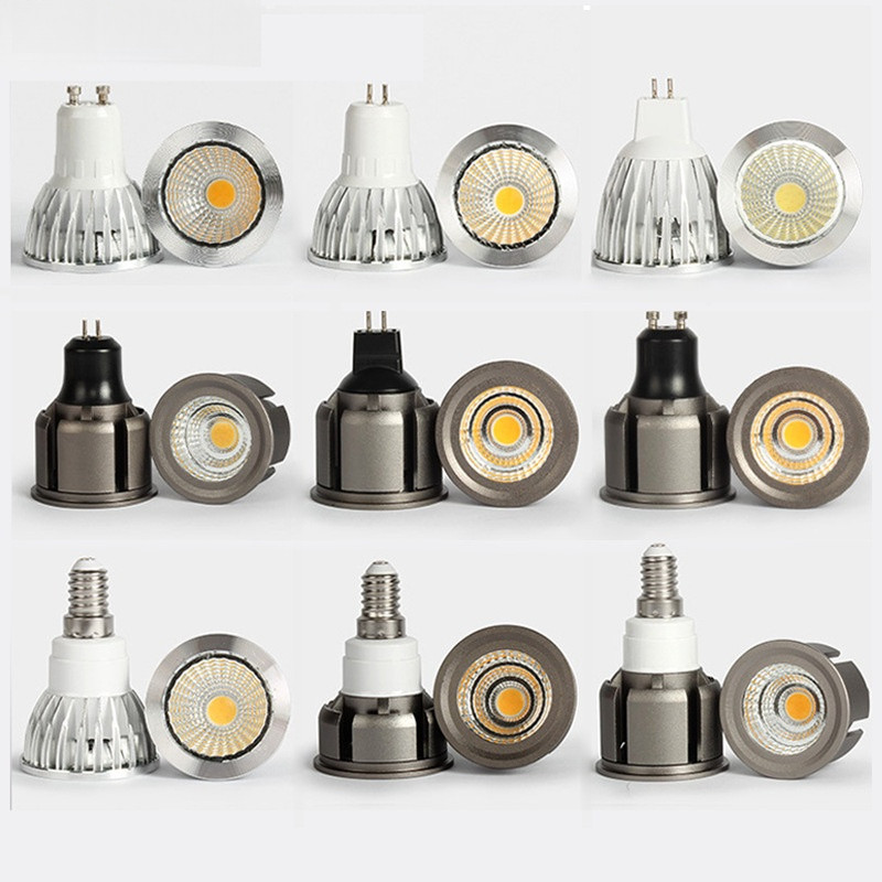 [110V-220V แรงดันไฟฟ้าสากล] GU10/GU5.3/MR16 Lamp Cup 3W/5W/7W/9W LED Spotlight MR16 แรงดันไฟฟ้าต่ํา 