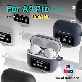 A9 Pro TPU Silicone Case For Bluetooth Earbuds, Shockproof Soft Cover With Touch Screen Protection