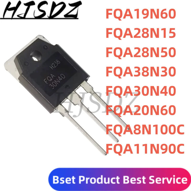 1-5PCS FQA19N60 FQA32N20C FQA8N100C FQA28N15 FQA28N50 FQA38N30 FQA30N40 ทรานซิสเตอร์ Field-effect