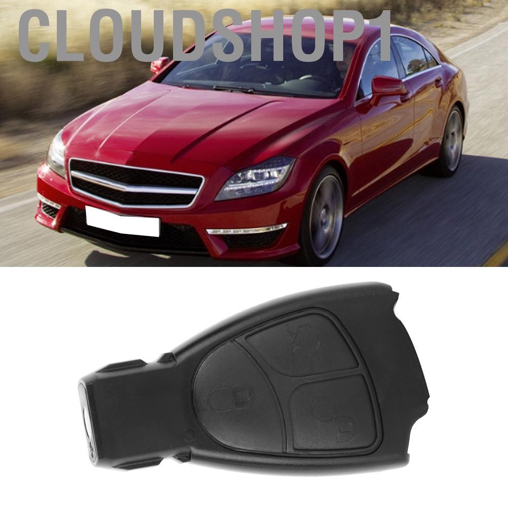 Cloudshop1 คลัวช็อต 1-th คีย์เคสรถเชลล์แบล็กการเปลี่ยนแบล็ก 3 ปุ่ม 3 ปุ่มสำหรับผู้ชาย c e ml s clk c