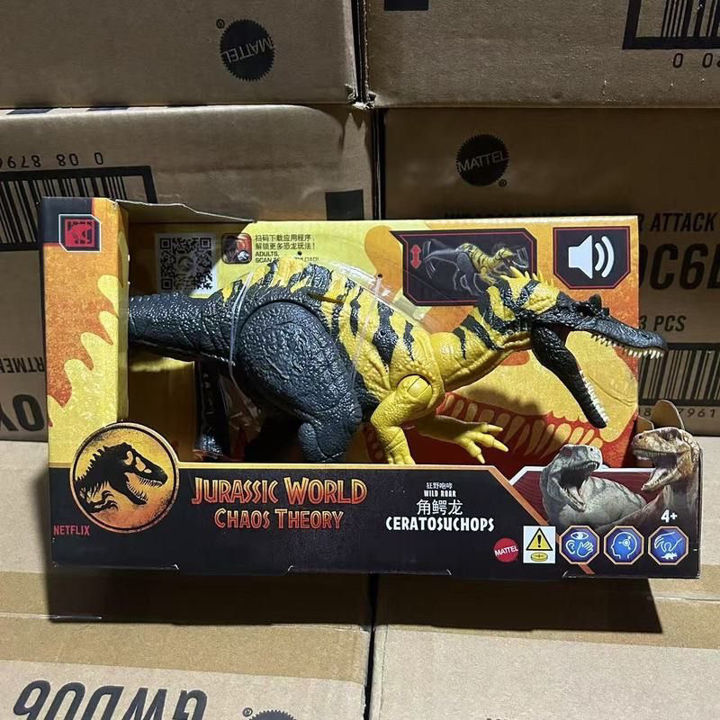 [peng] Jurassic World Wild Sound Dinosaur Toothless Pterosaur Horned Crocodile Dragon Hidden Face Dr
