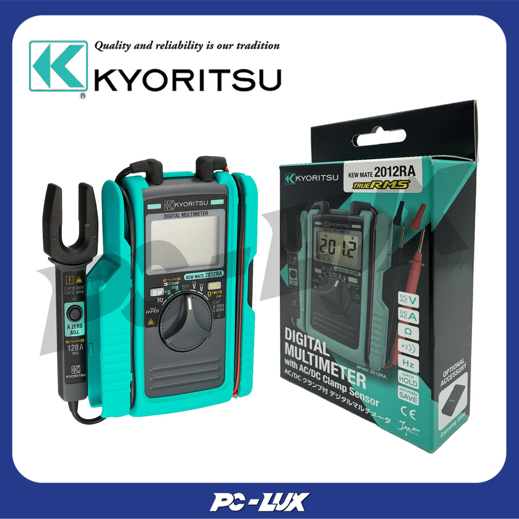 KYORITSU มัลติมิเตอร์แบบดิจิตอลพร้อมแคลมป์ รุ่น 2012RA