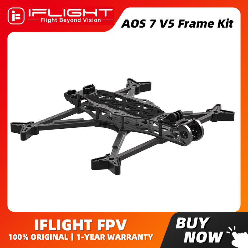 IFlight AOS 7 V5 FPV กรอบชุด 8 มม.พร้อม O4 Air Unit Pro/O3 Air Unit/HD Vista / BLITZ Whoop 1.6W VTX