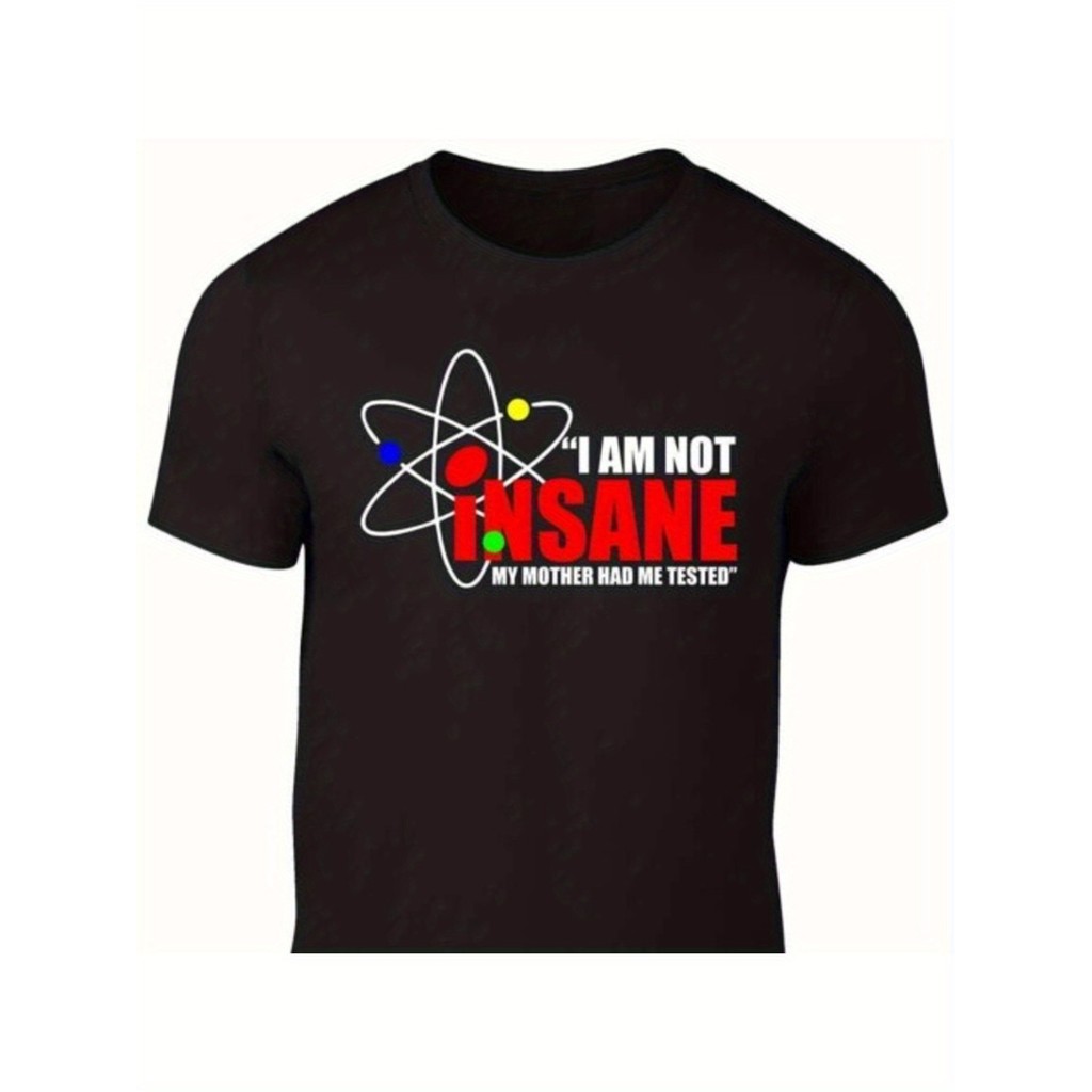 Im Not Crazy New T-Shirt - Mens Big Bang Theory Top T-Shirt TBBT Sheldon Test