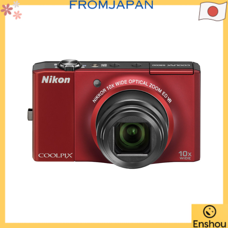 FromJapan[USED]Nikon กล้องดิจิตอล COOLPIX S8000 สีแดงแฟลช S8000RD