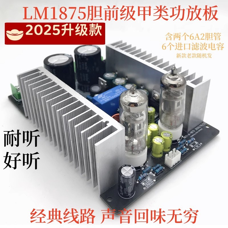 1875 Power Amplifier Board Tube ด้านหน้าและด้านหลัง Galblader Power Amplifier lm1875 Power Amplifier