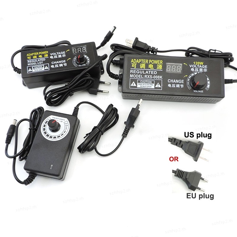 แหล่งจ่ายไฟแบบปรับได้ 3V 5V 6V 8v 9V 12V 15V 18V 24V 1A 2A 5A 10A 220v ถึง 12V 24V 12 24 V โวลต์ AC 