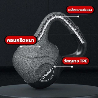 เคตเทิลเบล Kettlebell Dumbbell เคตเทิลเบลออกกำลังกาย ฟิตเนส วัสดุ TPE แข็งแรง ดัมเบลหูหิ้ว 2/4/6/8/10/12/14ปอนด์