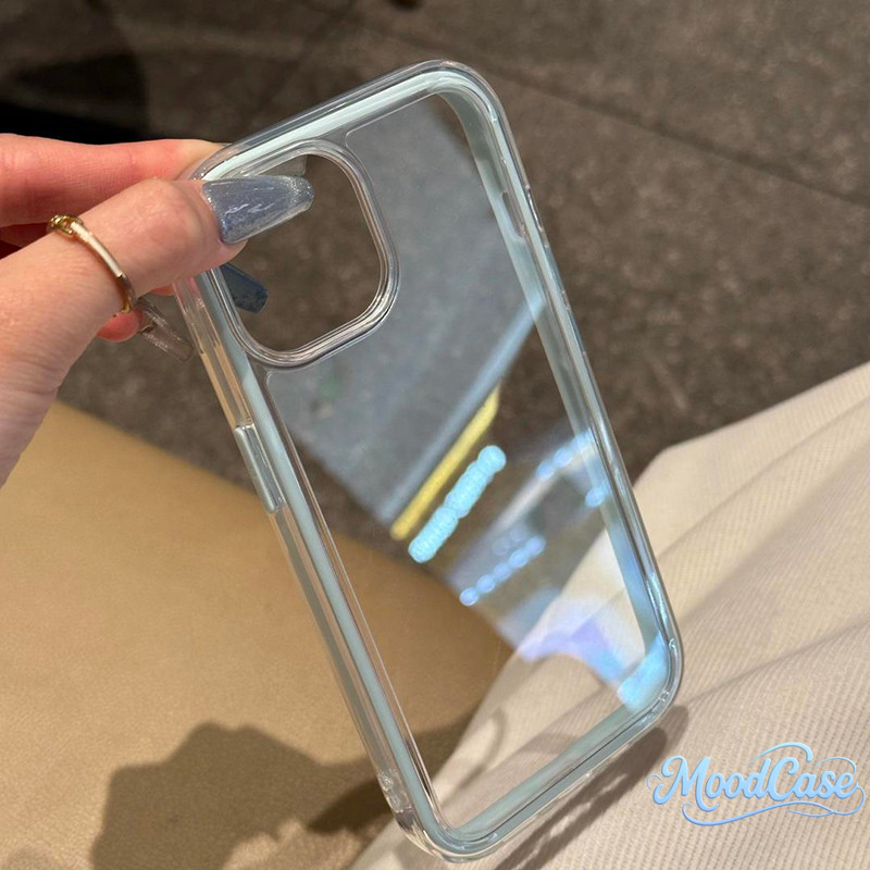 เคสไอโฟน 11 สำหรับ IPhone 12 14 15 13 16 Pro Max 16 15 14 Plus 15 16 14 13 12 Pro เคสกันกระแทกขอบสีพื้นเรียบง่าย 2 in 1 - รูปที่ 6