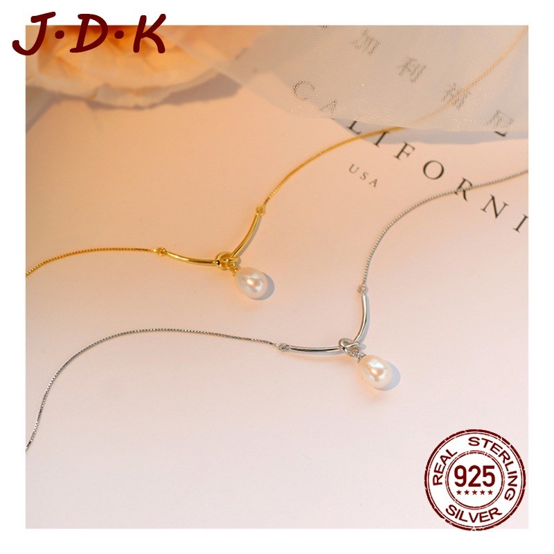 สร้อยคอจี้พระจันทร์มุก JDK ของขวัญสําหรับผู้หญิง