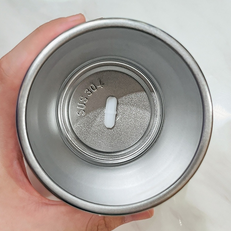 แก้วคนไฟฟ้าแสตนเลส 304 แบบพกพา อเนกประสงค์ แก้วปั่นไฟฟ้าไร้สาย ปั่นอัตโนมัติ ขนาด 350 มล.