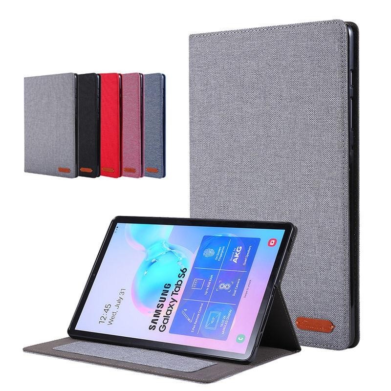 Samsung Galaxy Tab S6 10.5 Case 2019 SM-T860 SM-T865 T860 T865 Cover แท็บเล็ตรูปแบบคาวบอยป้องกัน Flip Stand Casing