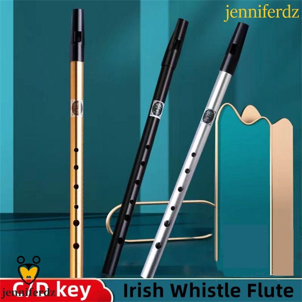 JENNIFERDZ Whistle Flute Professional High Quality C/D Key C/D Tone Musical Instrument Irish Whistle