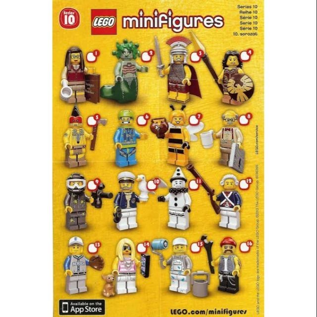 lego เลโก้แท้ 🤖 Lego Minifigures Series 10 มือสอง