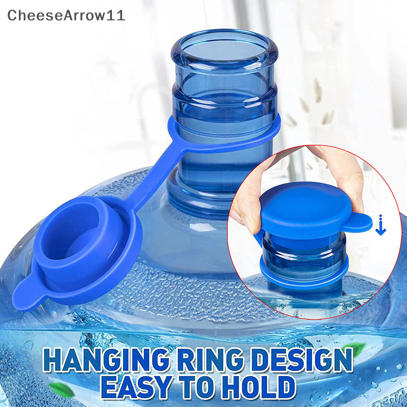 Che ขวดน้ําเปลี่ยนฝา 3/5 แกลลอนเหยือกน้ําฝาปิด Stopper ซิลิโคนฝาครอบด้านบนสําหรับถังดื่ม Anti Splash อุปกรณ์เสริม TH