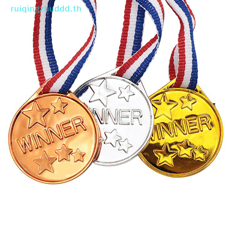 [MZ] เด็กทองพลาสติกวินเนอร์เหรียญกีฬาวันพรรคกระเป๋ารางวัลรางวัลรางวัลของเล่น [TH]