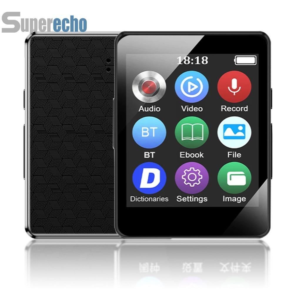 8/16/32/64gb เครื่องเล่น MP3 แบบพกพา Bluetooth-เข้ากันได้กับ 5.0 เครื่องเล่นวิดีโอ MP4 ไฮไฟ [superecho.th]