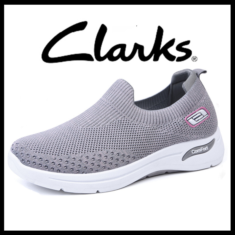 Ready STOCK รองเท้าผู้หญิง รองเท้าหนังลําลองผู้หญิง Clarks_ สุภาพสตรีรองเท้า Boat Shoes Flat Shoes ผ