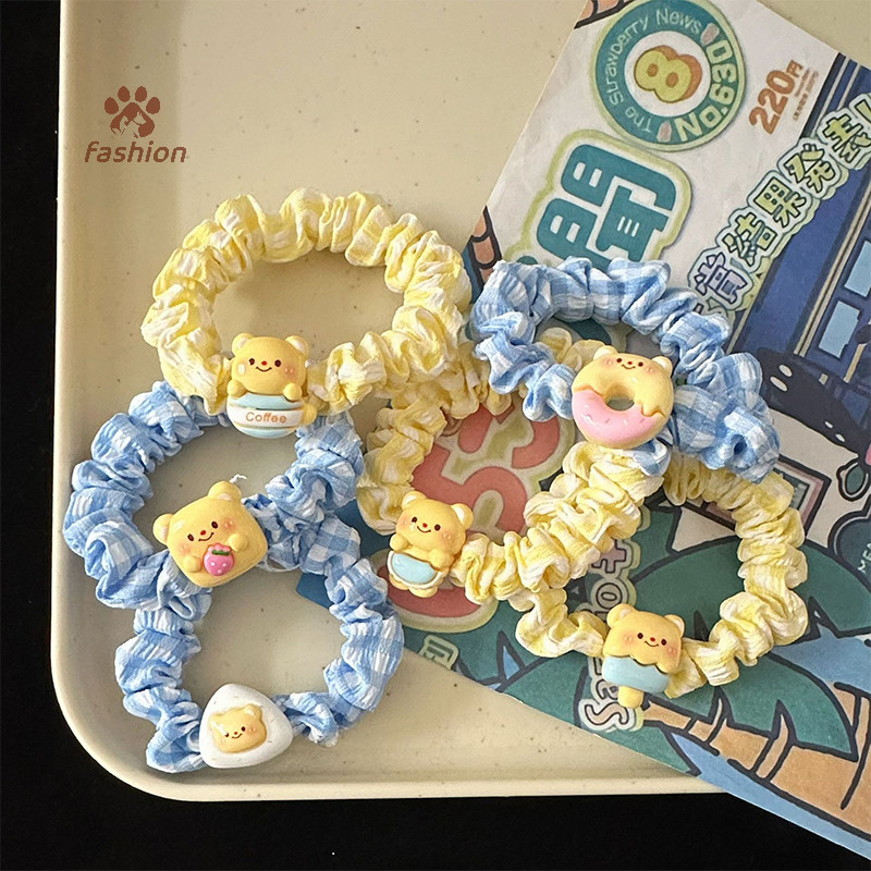 SANRIO [แฟชั่น] ซานริโอ แฟชั่น น่ารัก การ์ตูนเนยหมีผมวงกลมน่ารักตุ๊กตาเนยหมีผมแหวนเครื่องประดับ {ไทย}