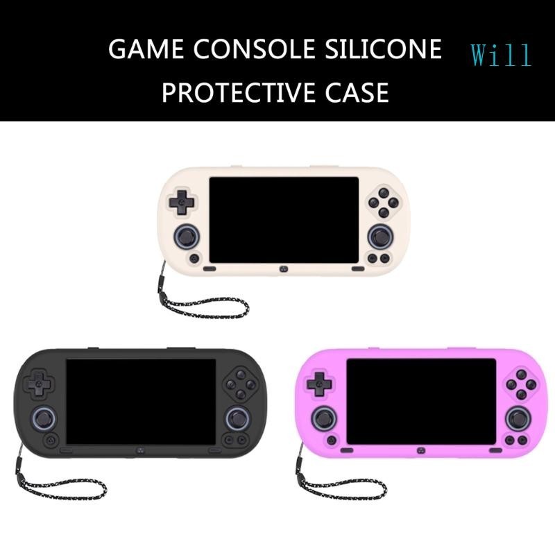 จะซิลิโคนสําหรับ Trimui Smart Pro Full Coverage เคสกันน้ํา Scratchproof Shell Skin Housing พร้อมพจนานุกรม