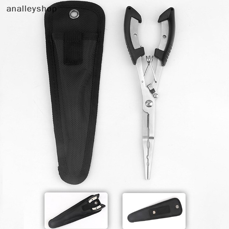 [Analleyshop] คีมปลา Ergonomics กันลื่นความแข็งแรงสูง al ตัดสายตกปลาตกปลาผูกตะขอคีม Angling อุปกรณ์ [th]