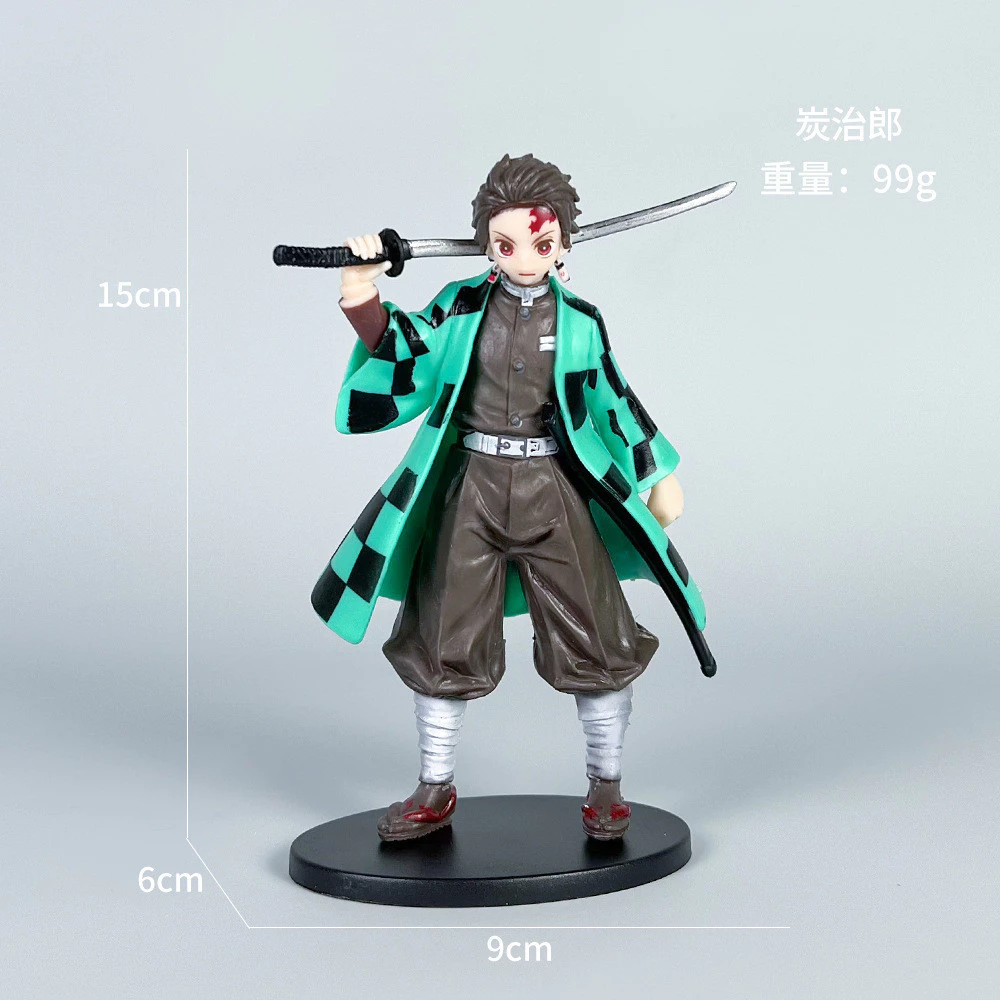 สถานที่ท้องถิ่น 15ซม.demon Slayerคอสเพลย์Nezuko ZenitsuอะนิเมะOne PieceรูปCODสต็อกคอสเพลย์Action Figureตุ๊กตาของเล่นสําหรับของขวัญเด็กคอลเลกชันเครื่องประดับรถตกแต่งบ้านตกแต่งเค้ก thumbnail 8