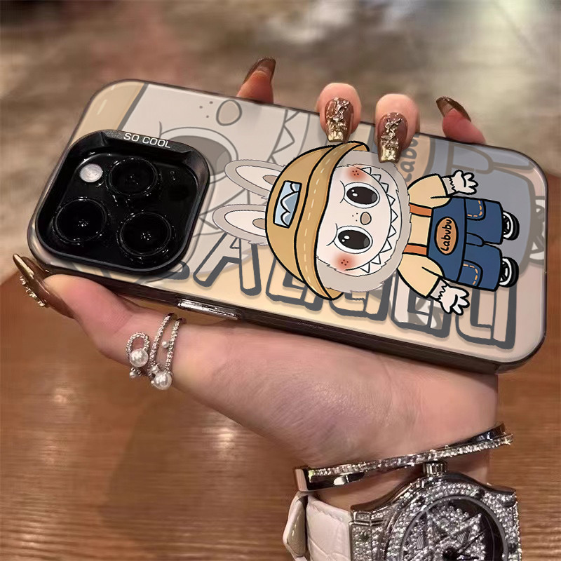 จัดส่งทันที เคสไอโฟน11 12 13 14 15 16 Pro Max Cute คาวบอย Labubu กันกระแทก Hard Case For iPhone 11,12,1314,15,16PM