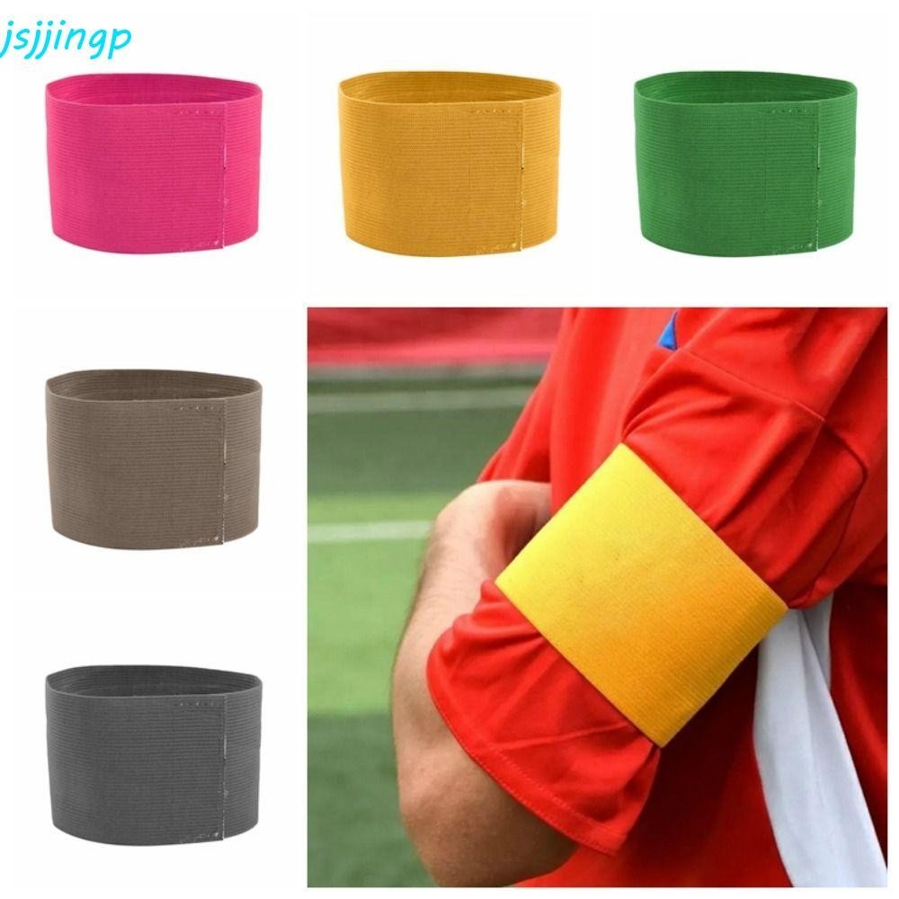 Jsjingp ปลอกแขนกัปตันฟุตบอล, ปลอกแขนฟุตบอลกันลื่นปรับได้, ทัศนวิสัยที่ดี15สีที่มีอยู่ชุดป้องกันการปิดกีฬาวงแขนกลางแจ้งทีมกีฬา