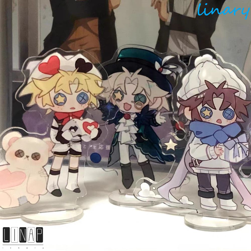Culinaryhv เกม Identity V อะคริลิค,ภาพเคลื่อนไหวอุปกรณ์ต่อพ่วงเกม Identity V Action Figure ของเล่น,ขาตั้งเครื่องประดับคอลเลกชัน Kawaii อะนิเมะ Identity V ของเล่น